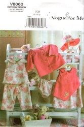 8060 EZ VOGUE JACKET, TOP, DRESS, UNDIES, PANTS, HAT CHILD PATTERN 1-4
